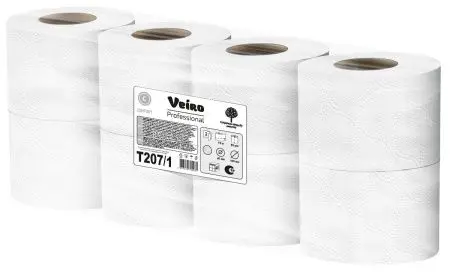 VEIRO: Бумага туалетная 2сл 15м/9,2 Comfort белый /пач.=8 шт.