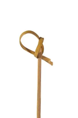 Одноразовая продукция: Пика Узелок 6см бамбук /пач.=100 шт.