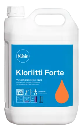 Klinin: Клоритти-Форте 5л дезинфицирующее средство на основе активного хлора