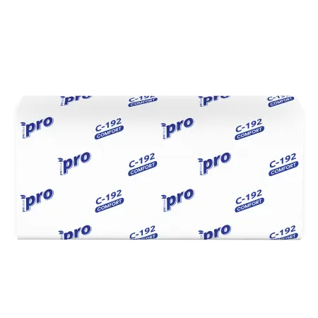 Вик: Полотенца бумажные V 1сл 250л 21х22см 100% целлюлоза 25г белые PROtissue