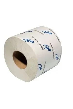 Бумага туалетная: 1сл 54м отбеленная макулатура Teres