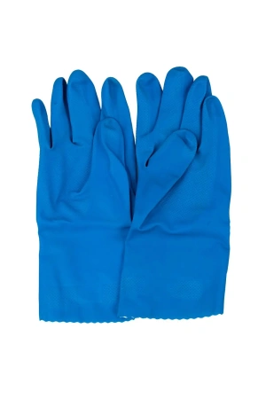 Vileda: Перчатки многоцелевые M голубой резиновые