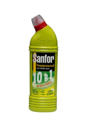 Чистящее средство: САНФОР УНИВЕРСАЛ 750 г гель с хлором для сантехники Лимон