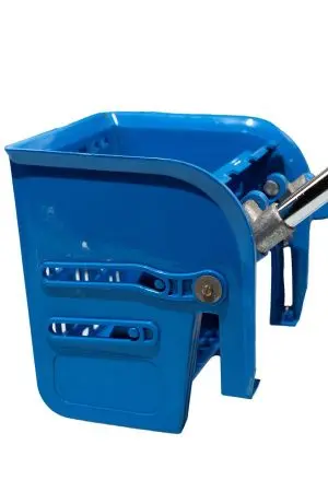 Вик: Тележка 1х20 пластик с отжимом синяя MRY