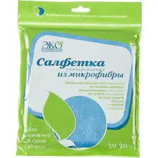 ХозСалфетки: универсал 30х30 микрофибра /пач.=3 шт.
