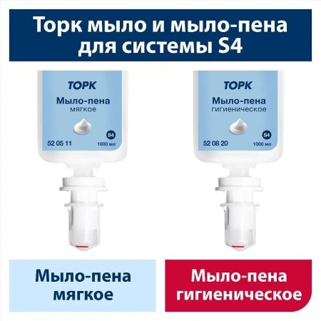 ТОРК: Tellus Мыло S4 пена 1л жидкое для рук МЯГКОЕ