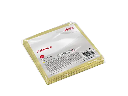 Фото №5 - Vileda: Салфетка ПВА Микро 35х38см жёлтая