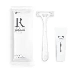 Grass: Набор бритвенный Рум (бритва с 2-мя лезвиями, крем для бритья 10г) флоу-пак