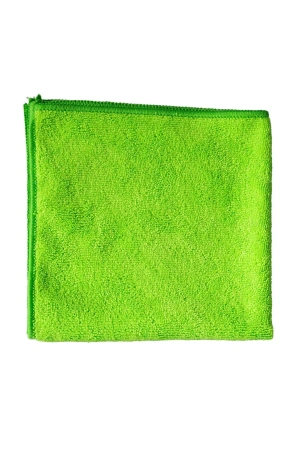 ХозСалфетки: универсал 38х38 300г/м2 микрофибра без упаковки зеленая