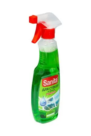 Чистящее средство: САНИТА Спрей 500мл для стёкол Антизапотевание (ТРИГГЕР)