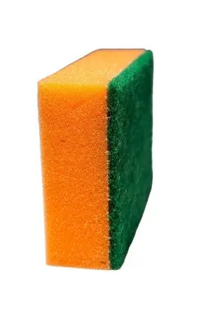 Губки,скрабы: для посуды VCLEAN Гигант 14х9.5х4 поролон+абразив