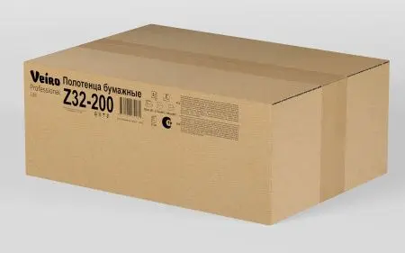 Вик: Полотенца бумажные Z 2сл 200л 22,5х21,3см 100% целлюлоза белые СЫКТЫВКАР Lite