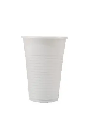 Одноразовая продукция: Стакан пластиковый 200мл белый /пач.=100 шт.