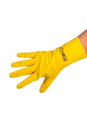 Vileda: Перчатки многоцелевые L желтый резиновые