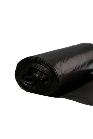 Мешки для мусора: 60л 60х70 ПНД 18мкм особо прочные VCLEAN черные /рул.=20 шт.