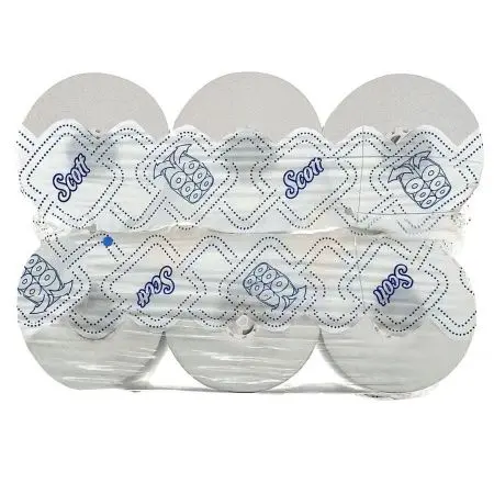 Kimberly-Clark: Полотенца бумажные Скотт Макс 1сл 350м/19 белые