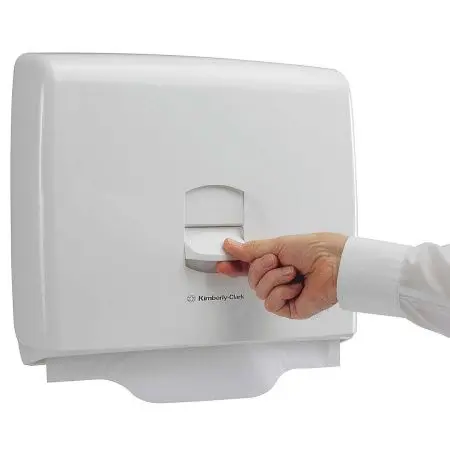 Kimberly-Clark: Диспенсер Аквариус для индивидуальных покрытий на сиденье унитаза белый