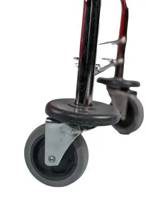 Вик: Тележка 1х25л хром + отжим + дополнительная корзина