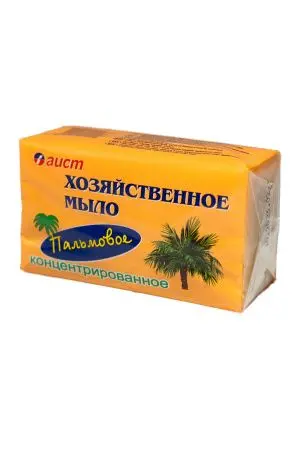 Мыло хозяйственное: 200г Пальмовое в обёртке Аист