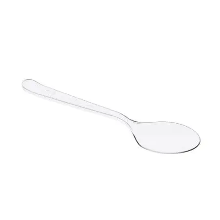 Одноразовая продукция: Ложка столовая 180мм прозрачная /пач.=50 шт.