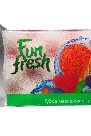 Губки,скрабы: для тела ТОНУС поролоновая массажная прямоугольная