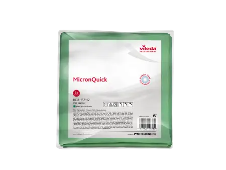 Vileda: Салфетка* МикронКвик 40х38см зеленый