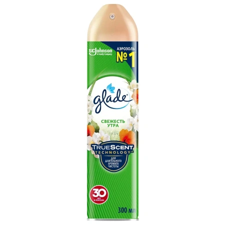 Освежители воздуха: ГЛЕЙД 300мл СВЕЖЕСТЬ УТРА