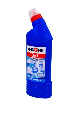 Чистящее средство: ЧИСТИН 3в1 750мл санитарно-гигиеническое жидкое средство С ХЛОРОМ