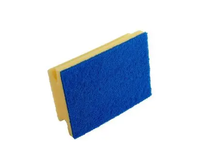 Vileda: Губка 13х16,5см для ванной (син.абразив)