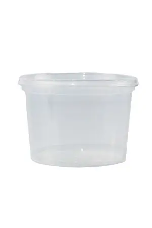 Одноразовая продукция: Контейнер 500мл D=112мм круглый с крышкой /пач.=198 шт.