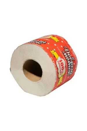 Бумага туалетная: 1сл 45м макулатура цвет серый Добрый моток