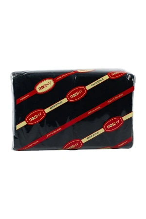 Бумажные салфетки: столовые 1сл 400листов 24х24 Big Pack ROSHY чёрный