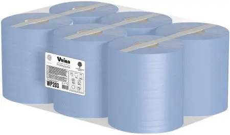 VEIRO: Полотенца протирочные ЦВ 2сл 175м/22см Comfort синие