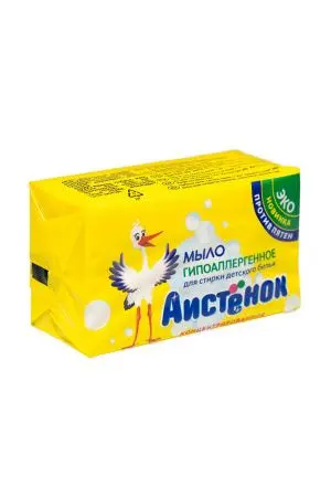 Мыло хозяйственное: 200г Аистенок в обёртке
