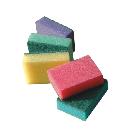 Губки,скрабы: для посуды YORK Maxi 10х7х2,9 с абразивом /пач.=5 шт.