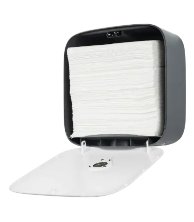 Кеман: Диспенсер для полотенец в пачках Z-сложения (P4) пластик белый