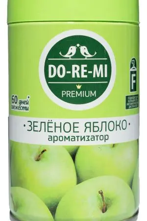Освежители воздуха: ДО-РЕ-МИ 250мл ЗЕЛЁНОЕ ЯБЛОКО Премиум сух расп
