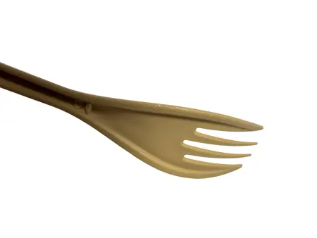 Одноразовая продукция: Вилка столовая 170мм крахмал (биополимер) цвет Крафт /пач.=50 шт.