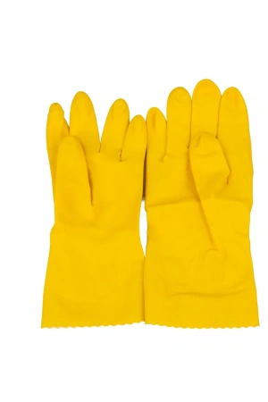 Vileda: Перчатки многоцелевые L желтый резиновые