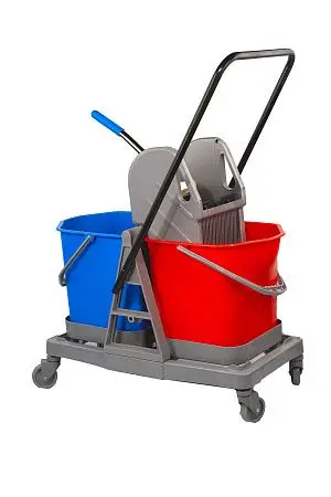 Фото №2 - Вик: Тележка 2х20л пластик с отжимом MRY