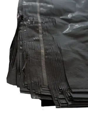 Мешки для мусора: 250л 110х135 ПВД 80мкм со складкой черные