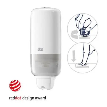 Tork: Диспенсер S1/S11 Elevation 1л для жидкого мыла белый