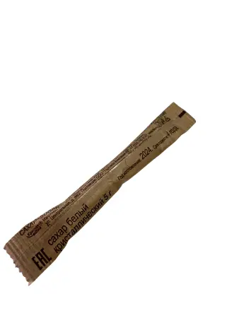 Одноразовая продукция: Сахар порционный 5г крафт /пач.=500 шт.