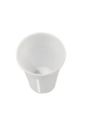 Одноразовая продукция: Стакан 200мл пластиковый белый ЭКОНОМ /пач.=100 шт.