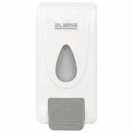 Диспенсеры: для жидкого мыла 1000мл ЛАЙМА PROFESSIONAL ECONOMY наливной пластик белый