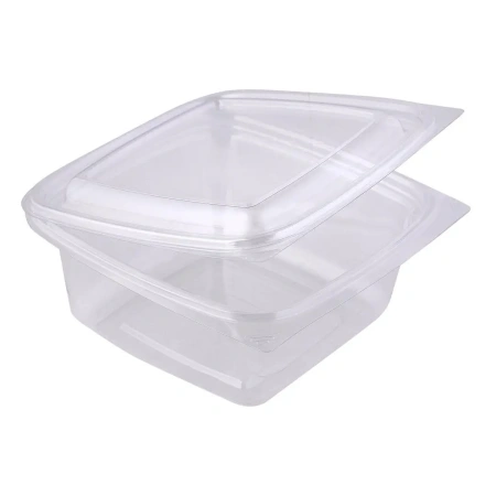 Одноразовая продукция: Контейнер 350мл 137х137х45мм ракушка прозрачный КР-СК