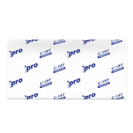 Вик: Полотенца бумажные V 2сл 200л 21х22см 100% целлюлоза белые PROtissue