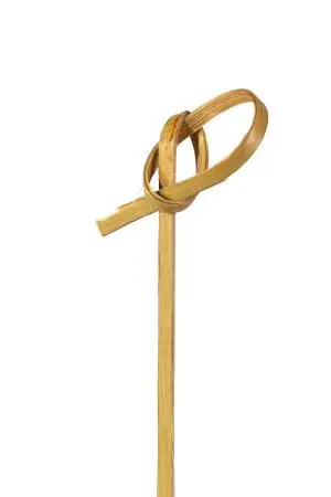 Одноразовая продукция: Пика Узелок 6см бамбук /пач.=100 шт.