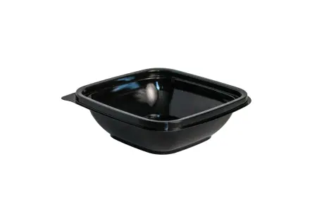 Одноразовая продукция: Контейнер 250мл квадратный СПК-1212 черный /пач.=50 шт.