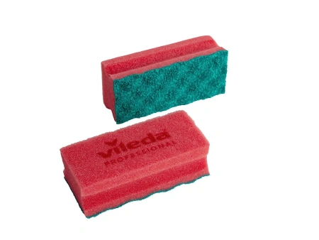 Vileda: Губка ПурАктив 6,3х14х4,5см красный